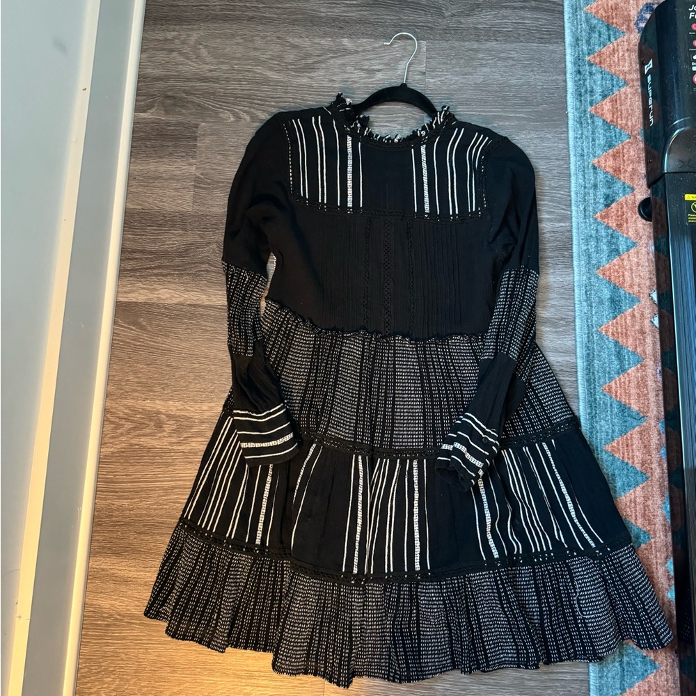 Black and white dress